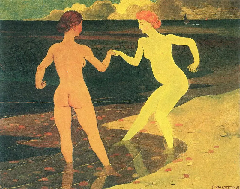 Nauczycielka i służąca - Félix Vallotton