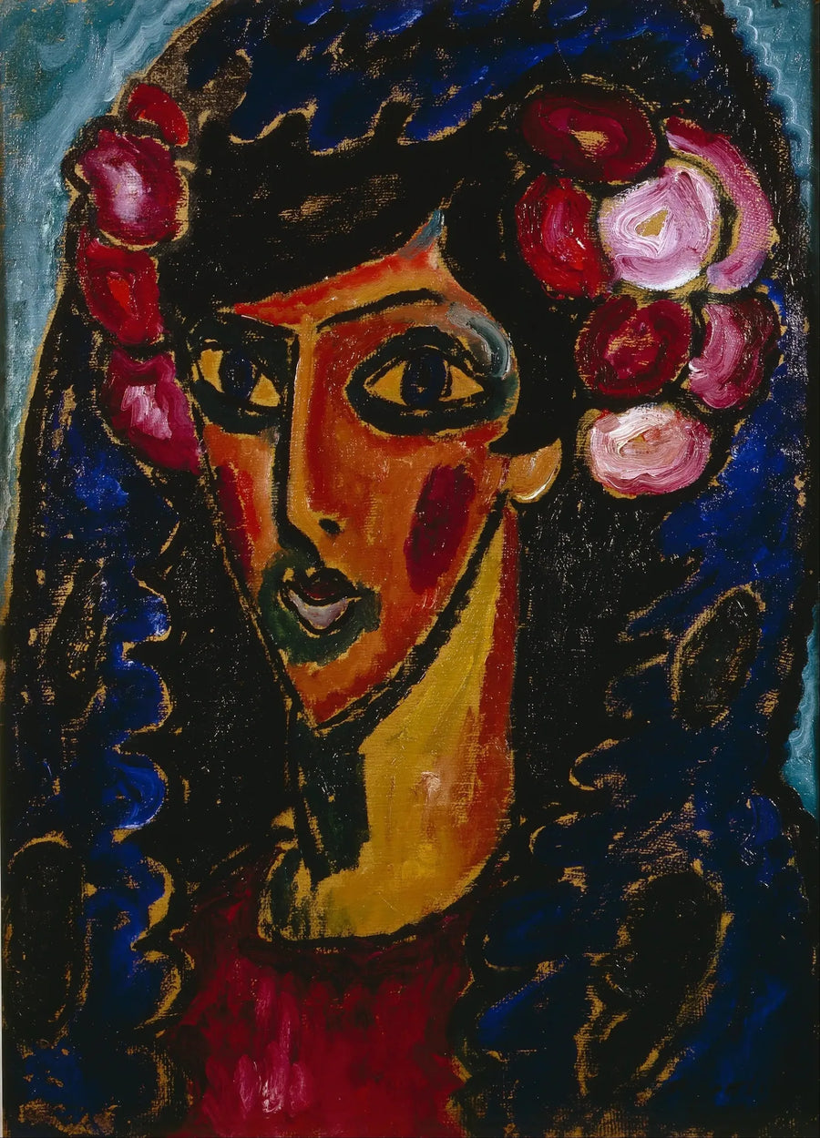 Niebieska mantilla - Aleksiej von Jawlensky
