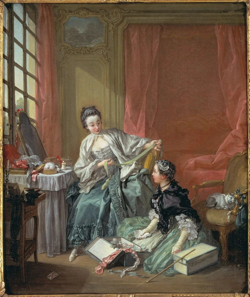Handelująca modami - François Boucher