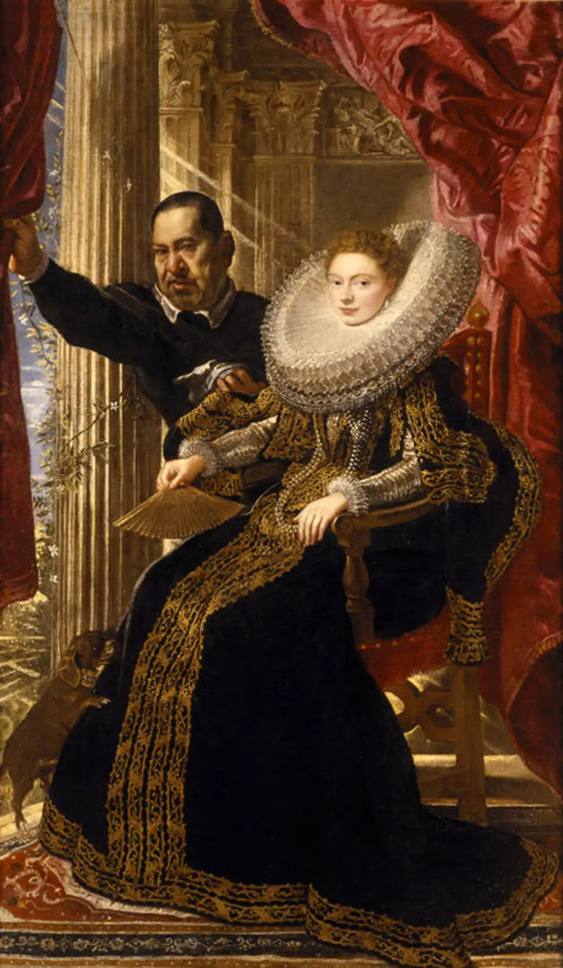 Markiza Maria Grimaldi i jej karzeł - Peter Paul Rubens