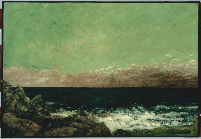 Morze Śródziemne - Gustave Courbet