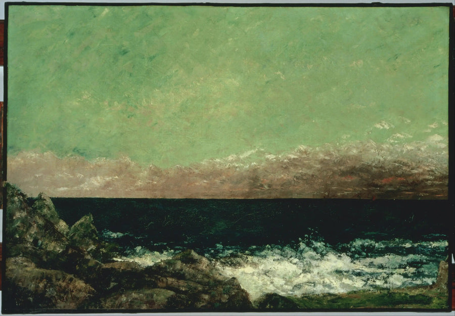 Morze Śródziemne - Gustave Courbet