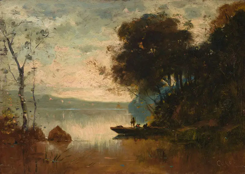 Pamięć Rivy - Jean-Baptiste Camille Corot