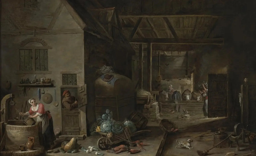 Flandriańska Gospodyni - David Teniers Młodszy