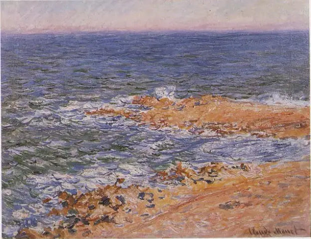 Morze w Antibes - Claude Monet