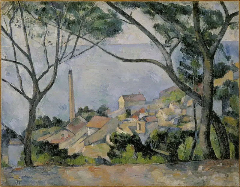 Morze w Estaque - Paul Cézanne