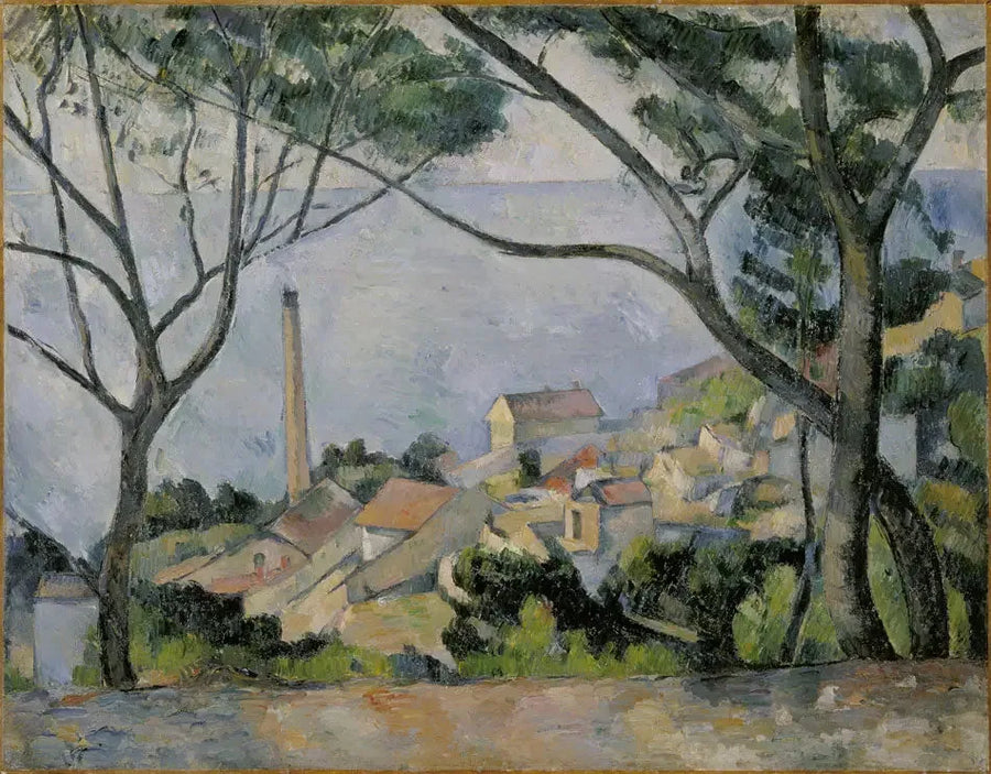 Morze w Estaque - Paul Cézanne