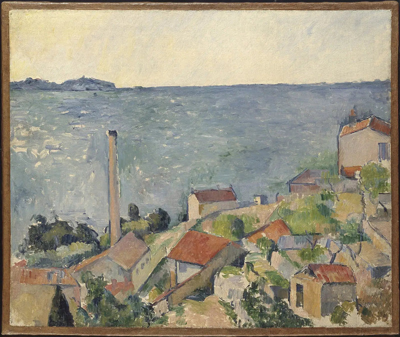 Morze w Estaque - Paul Cézanne