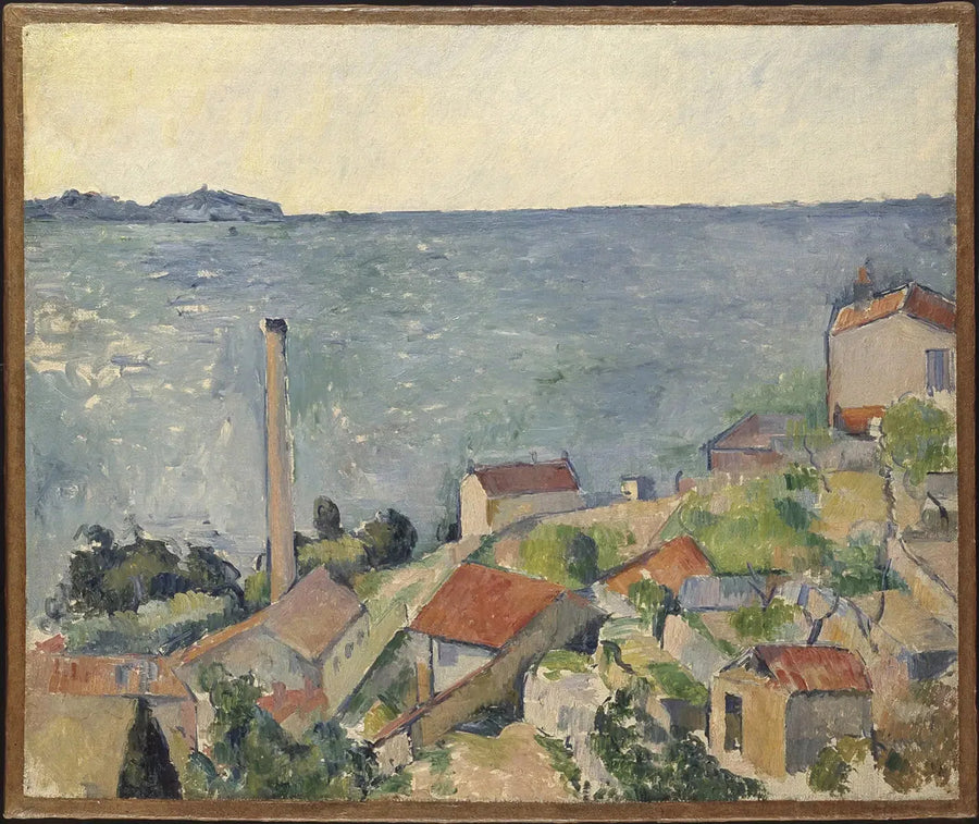 Morze w Estaque - Paul Cézanne