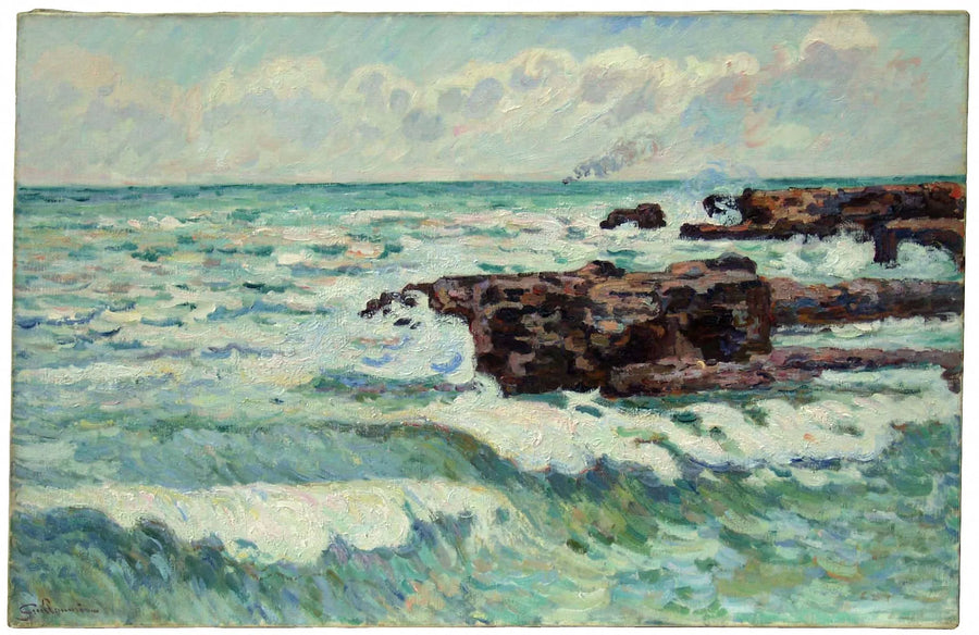 Morze w Saint-Palais - Armand Guillaumin