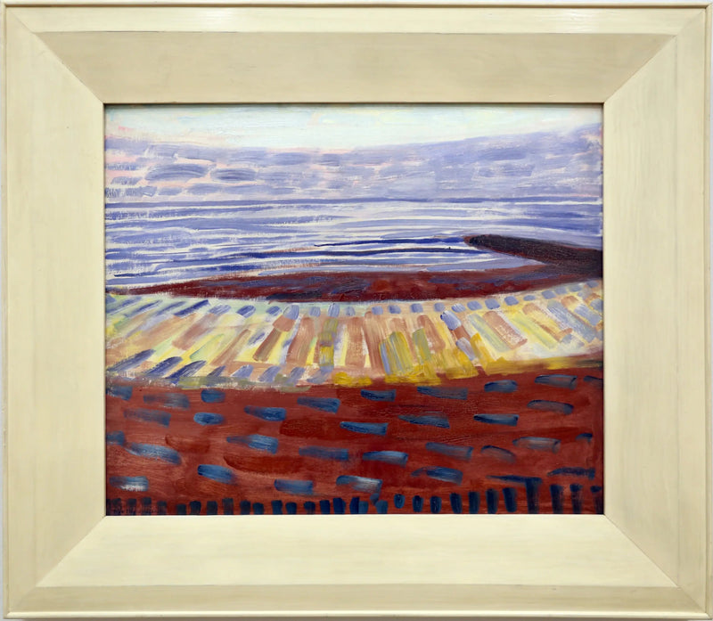 Morze po zachodzie słońca - Piet Mondrian