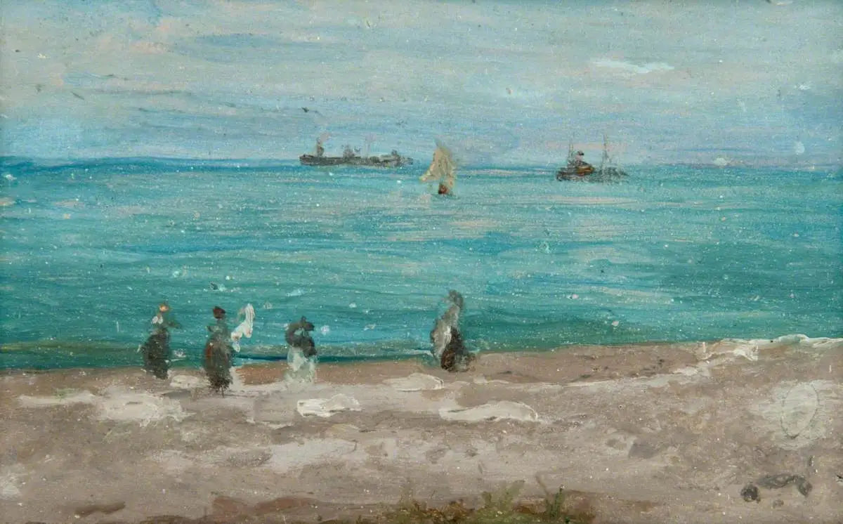 La Mer, Bretagne - James Abbott McNeill Whistler image 1 copie de tableau peinte à la main