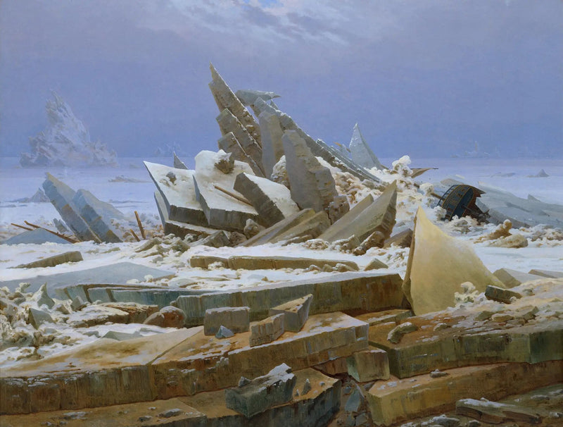 Morze lodowe - Caspar David Friedrich