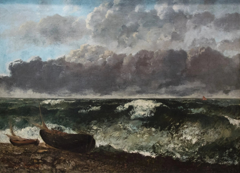 Burza na morzu - Gustave Courbet