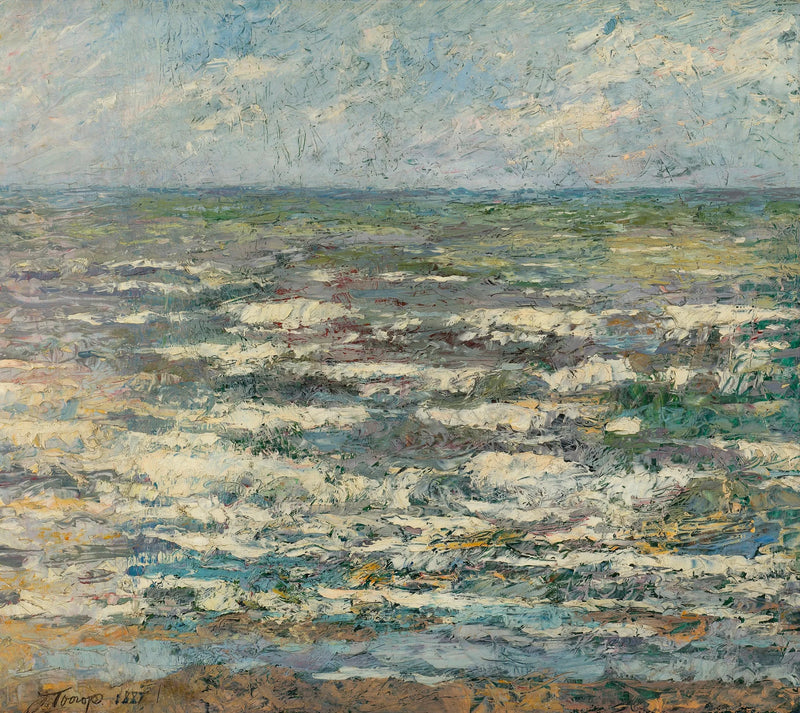 Morze w pobliżu Katwijk - Jan Toorop