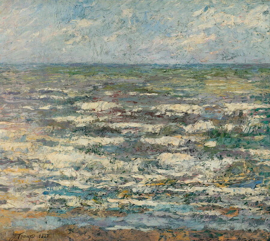 Morze w pobliżu Katwijk - Jan Toorop