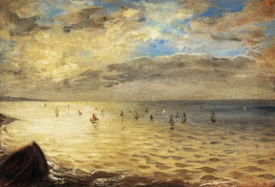 Morze widziane z wysokości Dieppe - Eugène Delacroix