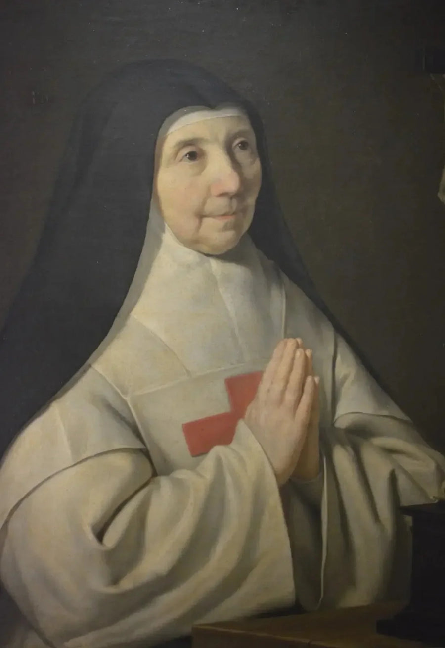 Matka Agnieszka od Świętego Pawła w modlitwie - Philippe de Champaigne