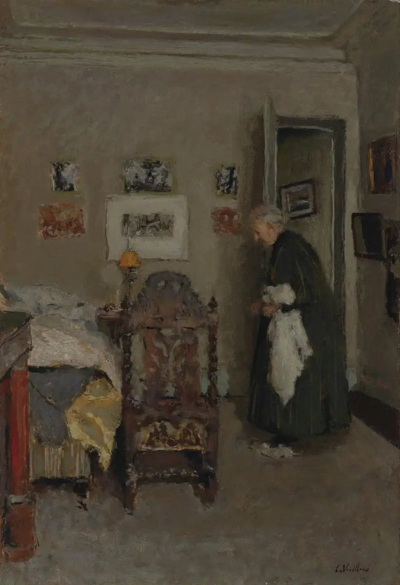 Matka artysty w swoim mieszkaniu, rue de Calais, Paryż - Rano - Édouard Vuillard