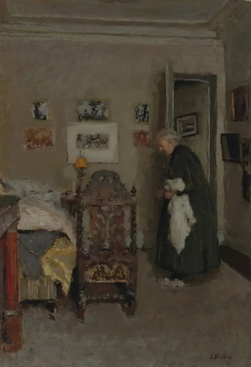 Matka artysty w swoim mieszkaniu, rue de Calais, Paryż - Rano - Édouard Vuillard