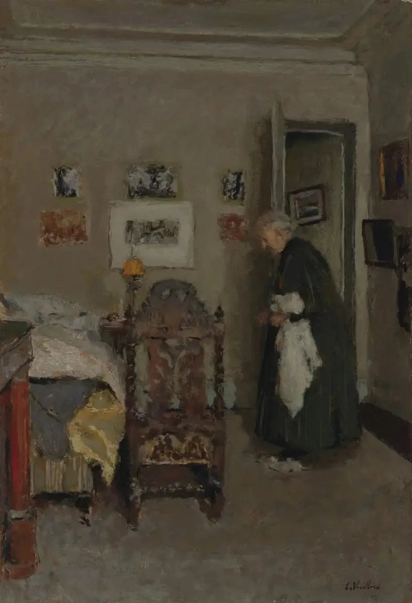 Matka artysty w swoim mieszkaniu, rue de Calais, Paryż - Rano - Édouard Vuillard