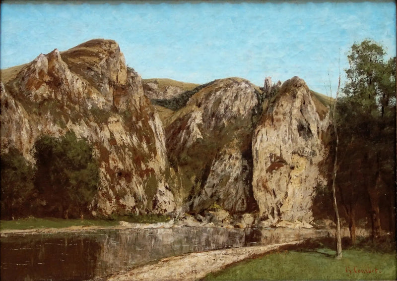 Meuse w Freyr - Gustave Courbet