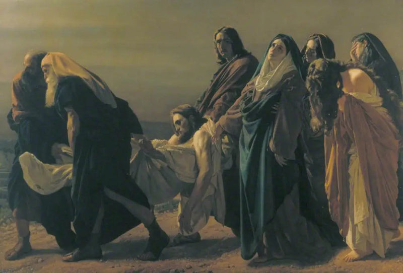 Złożenie do grobu - Antonio Ciseri