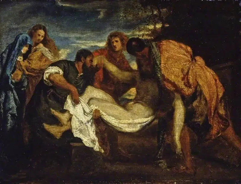 Złożenie do grobu, według Tytusa - Henri Fantin-Latour
