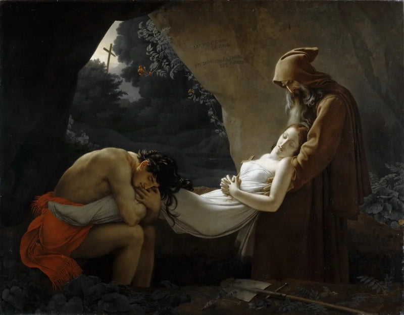 Złożenie do grobu Atali - Anne-Louis Girodet