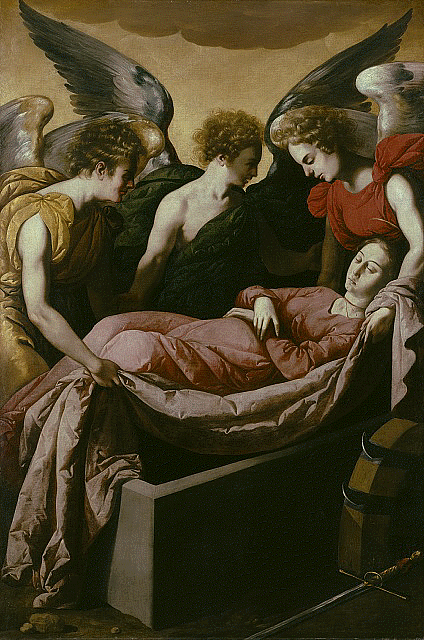 Złożenie do grobu świętej Katarzyny Aleksandryjskiej - Francisco de Zurbarán