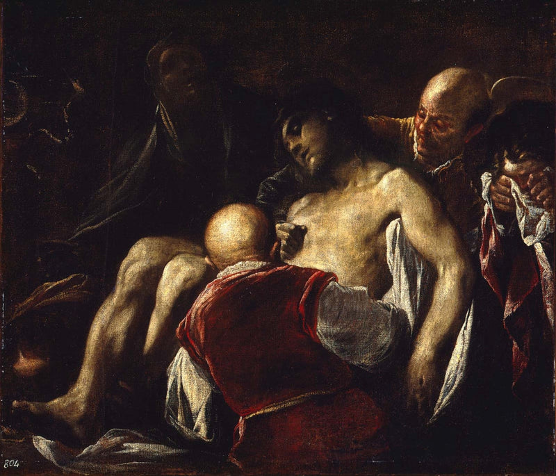 Złożenie do grobu Chrystusa - Luca Giordano