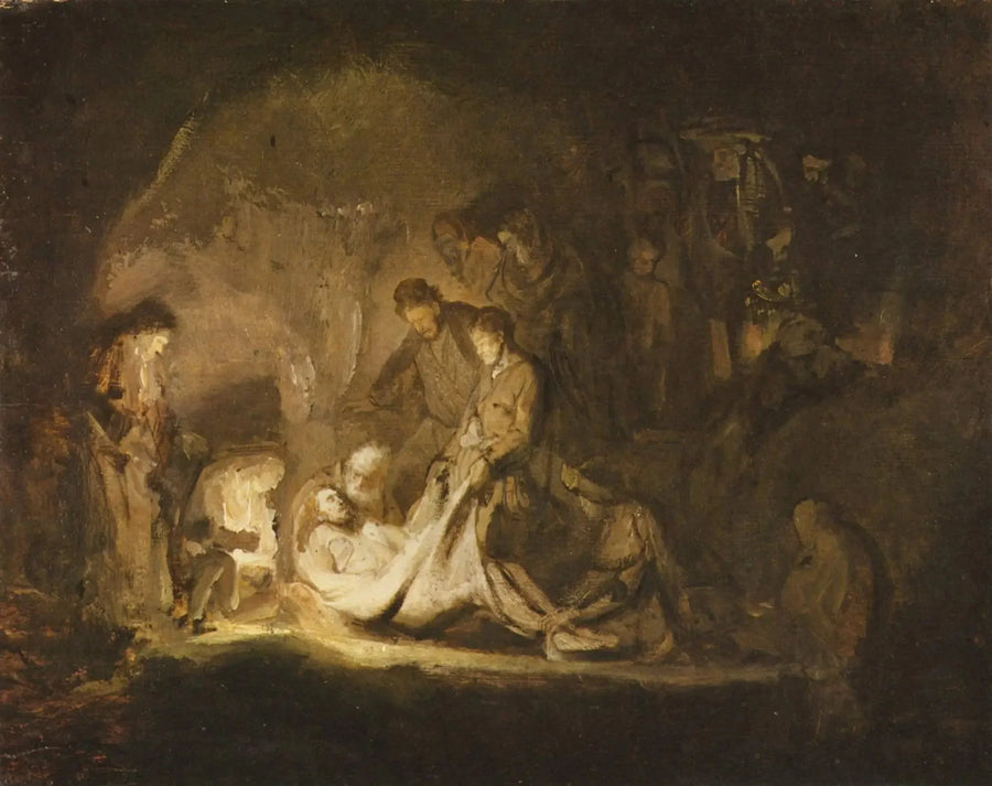 Złożenie do grobu Chrystusa - Rembrandt
