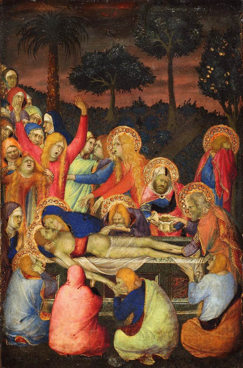 Złożenie do grobu Chrystusa - Simone Martini