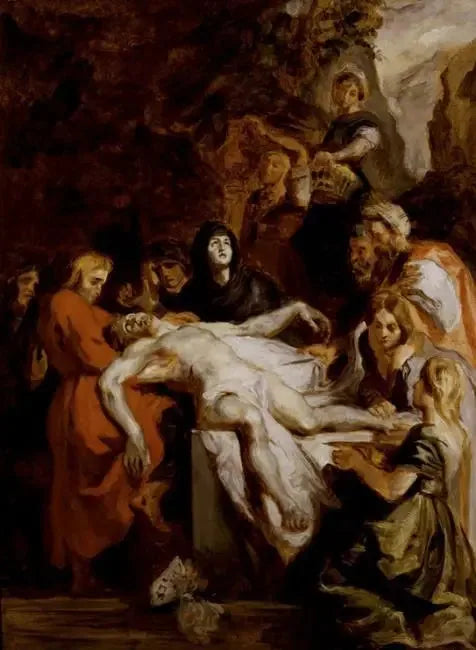 Złożenie do grobu - Eugène Delacroix