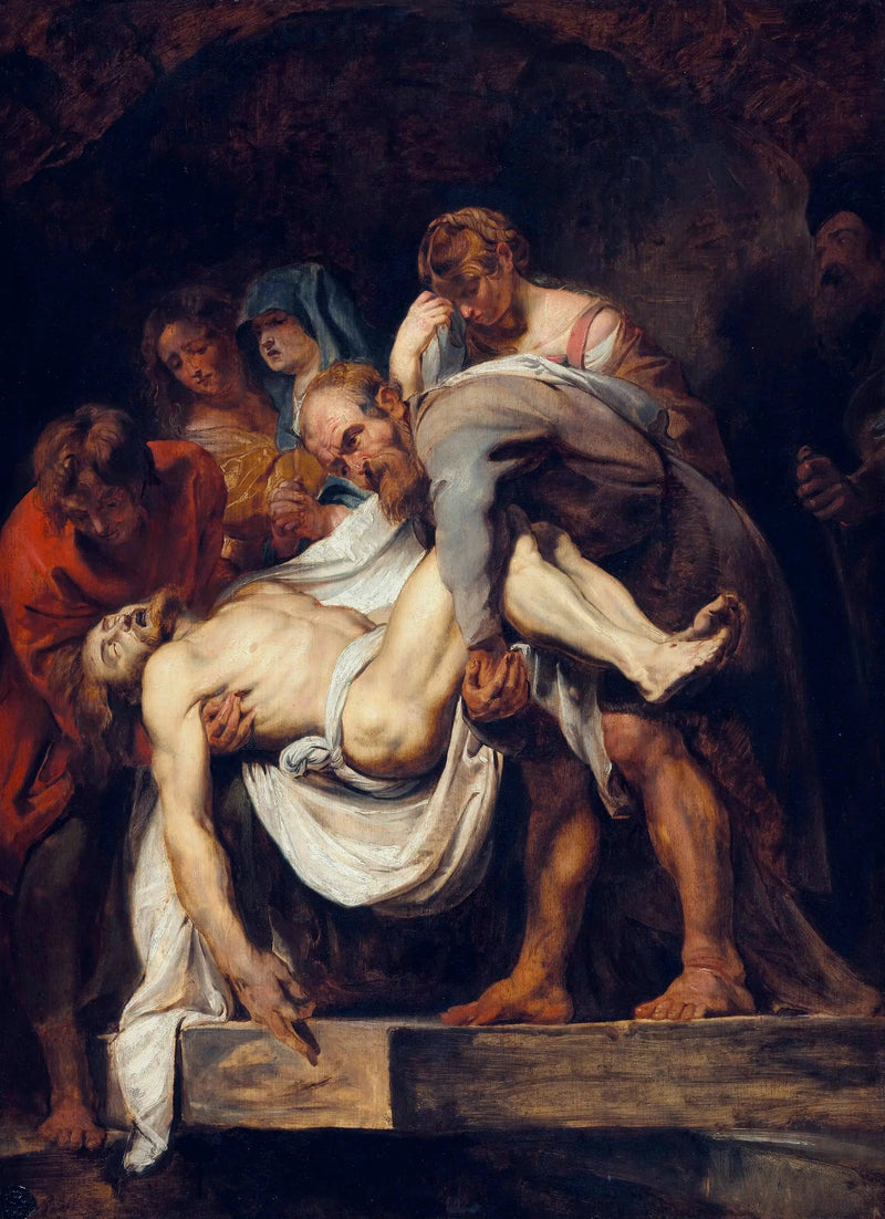 Złożenie do grobu - Peter Paul Rubens