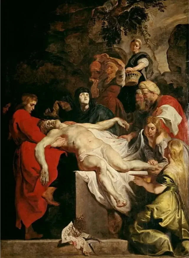 Złożenie do grobu - Peter Paul Rubens