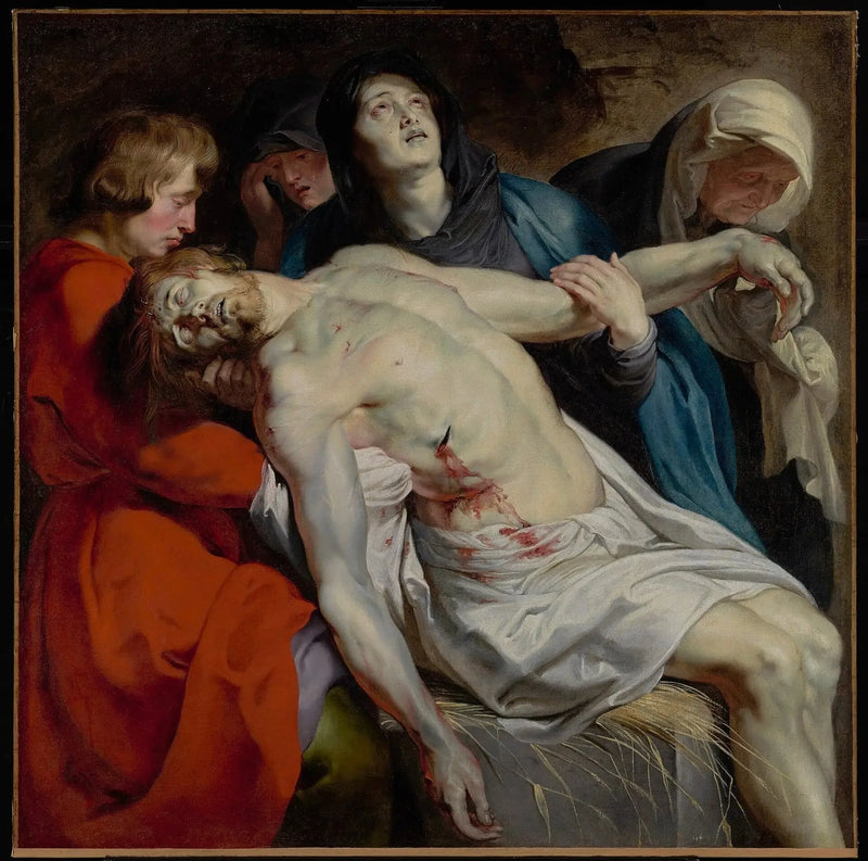 Złożenie do grobu - Peter Paul Rubens