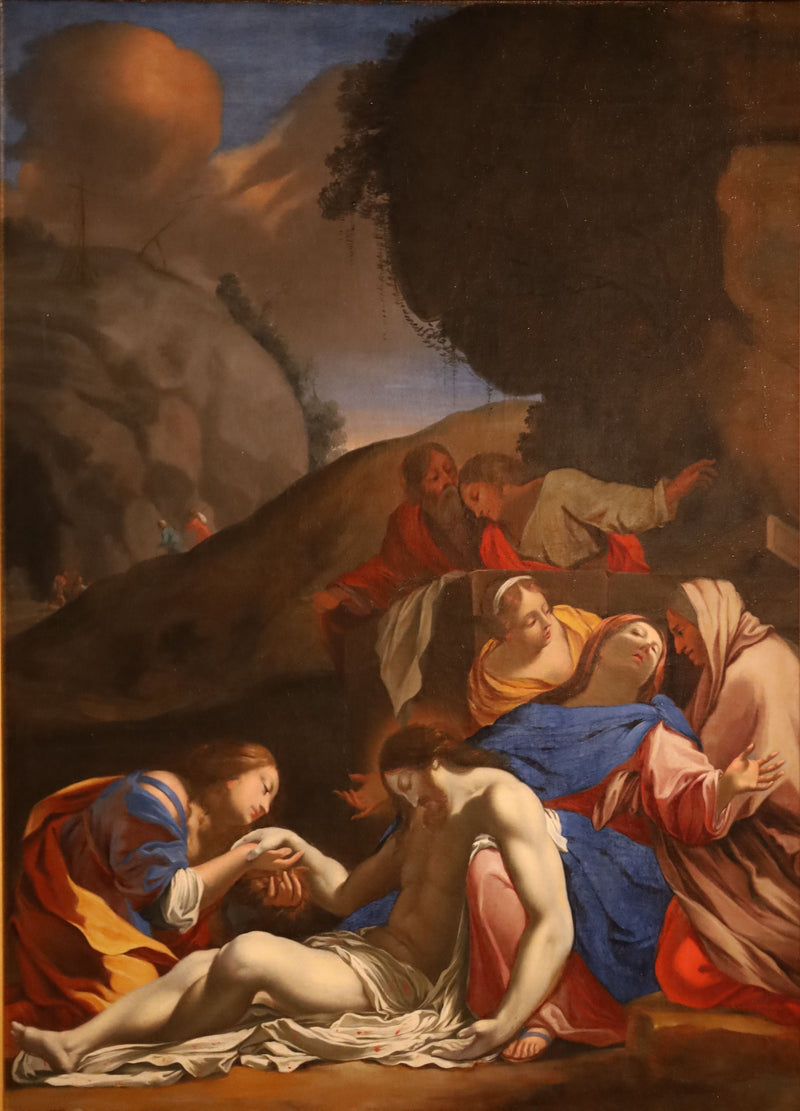 Złożenie do grobu - Simon Vouet