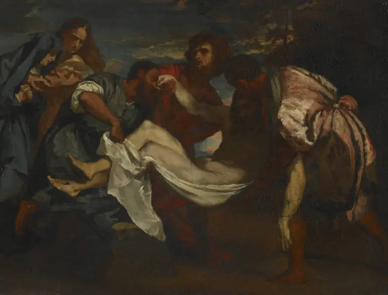 Złożenie do grobu - Théodore Géricault