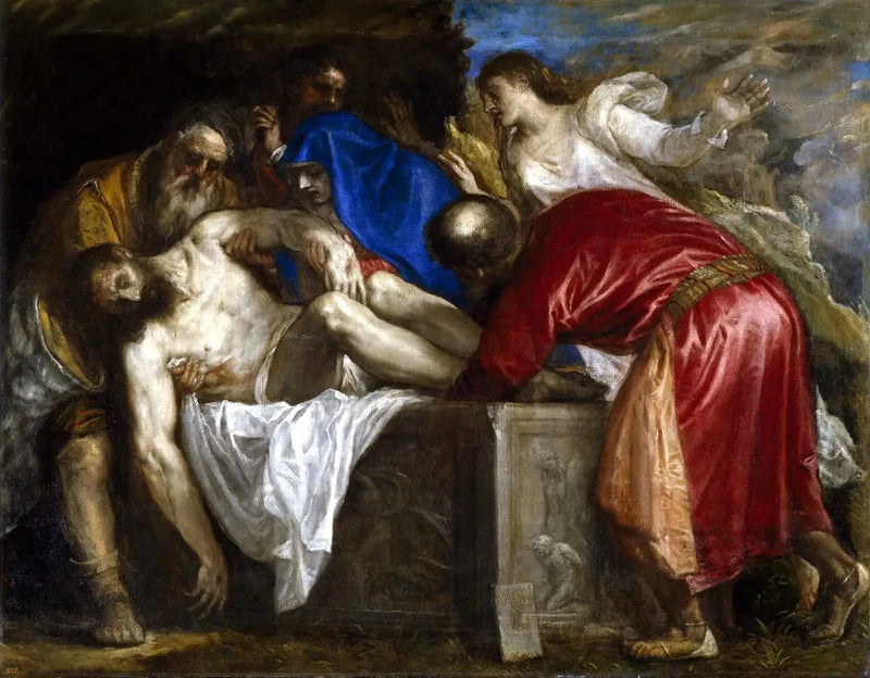 Złożenie do grobu - Titian
