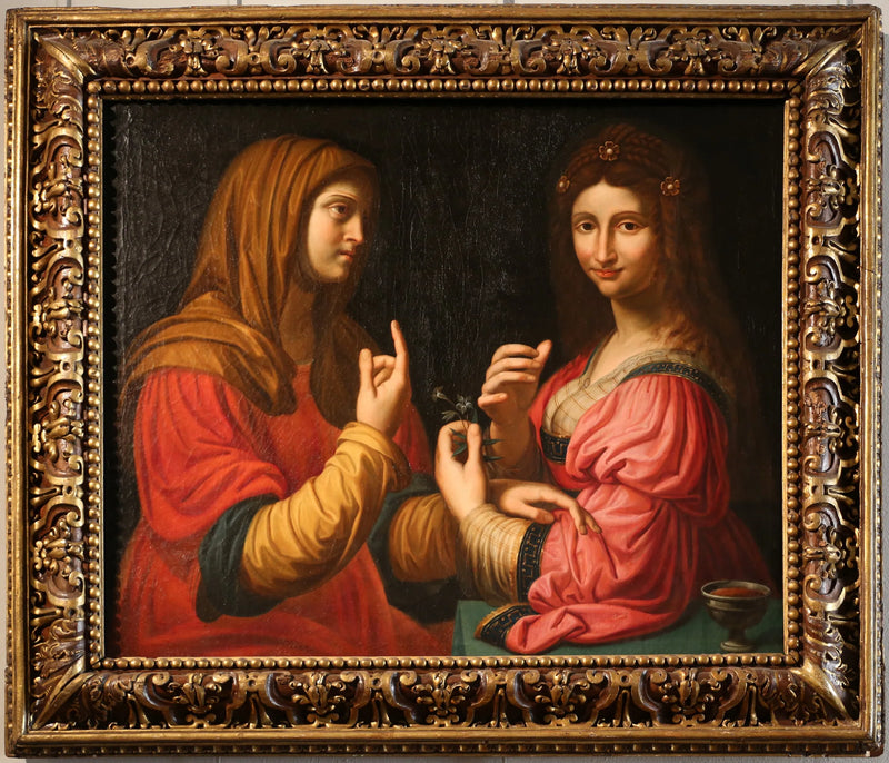 Skromność i próżność - Bernardino Luini