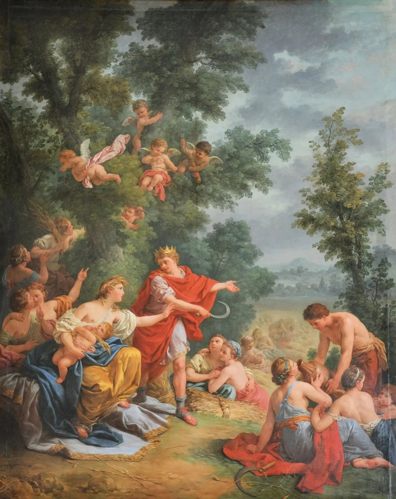 Żniwa, czyli Ceres i Triptolem - Louis Jean François Lagrenée