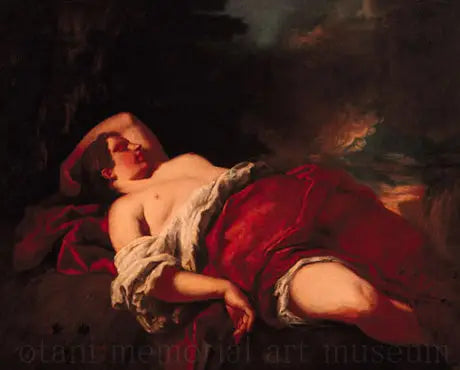 Zasypana żniwiarka - Gustave Courbet