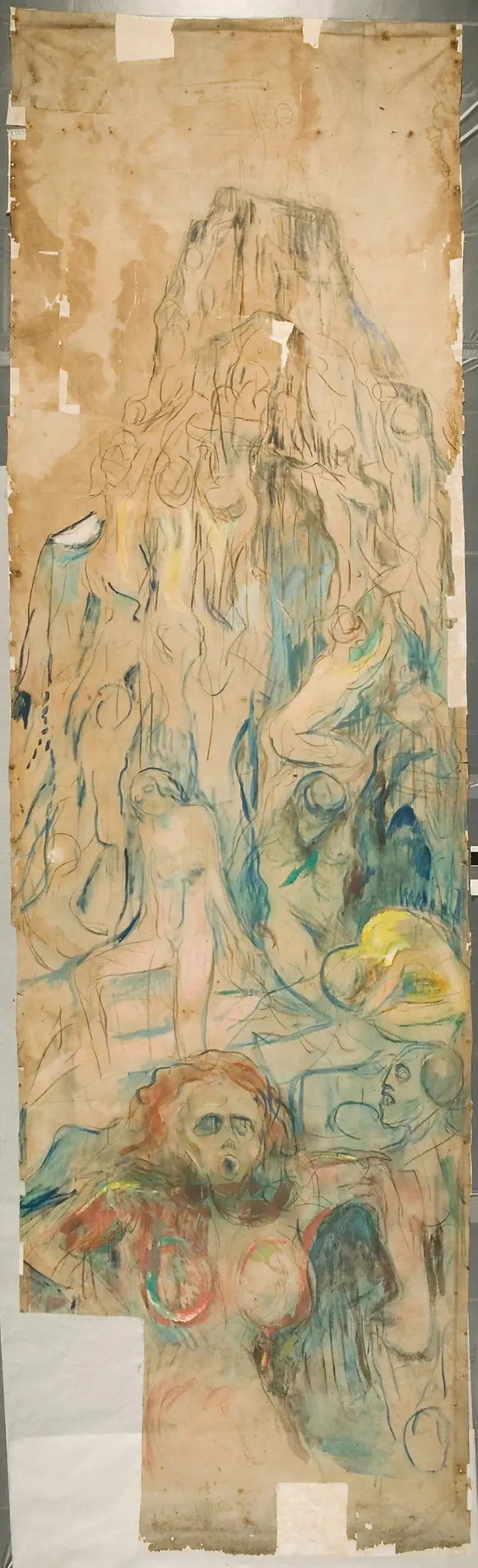 Ludzka góra: część centralna - Edvard Munch