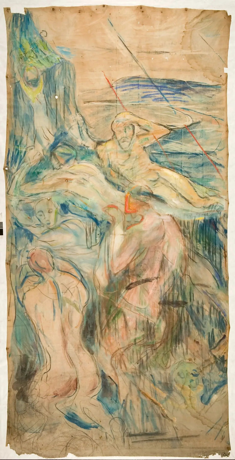 Ludzka góra: prawa część - Edvard Munch