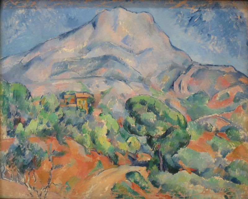 Góra Sainte-Victoire nad drogą do Tholonet - Paul Cézanne