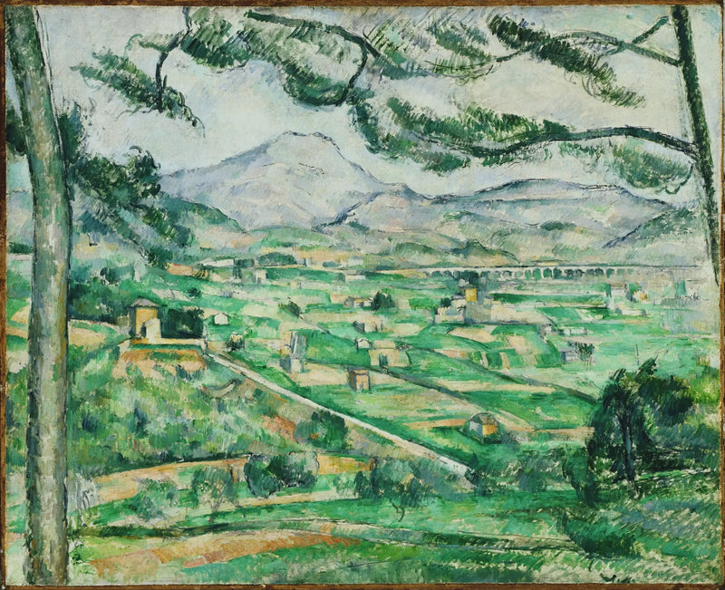 La Montagne Sainte-Victoire au grand pin - Paul Cézanne