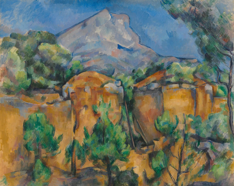 Góra Sainte-Victoire widziana z Bibémus - Paul Cézanne