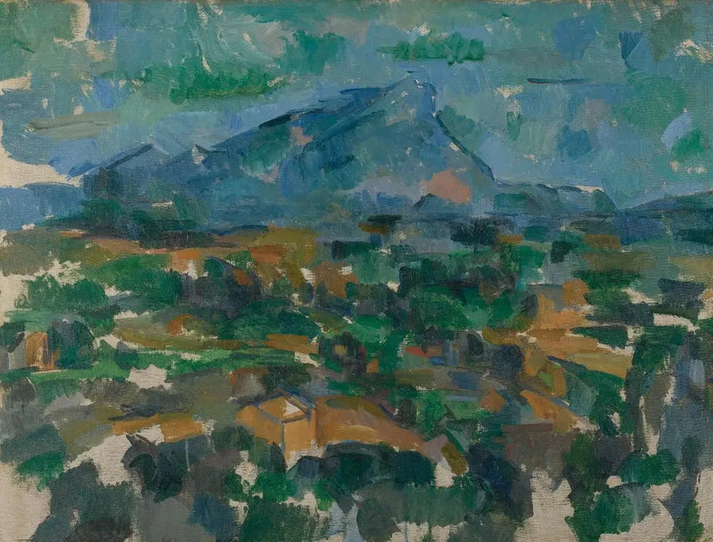 Góra Sainte-Victoire widziana z Lauves - Paul Cézanne