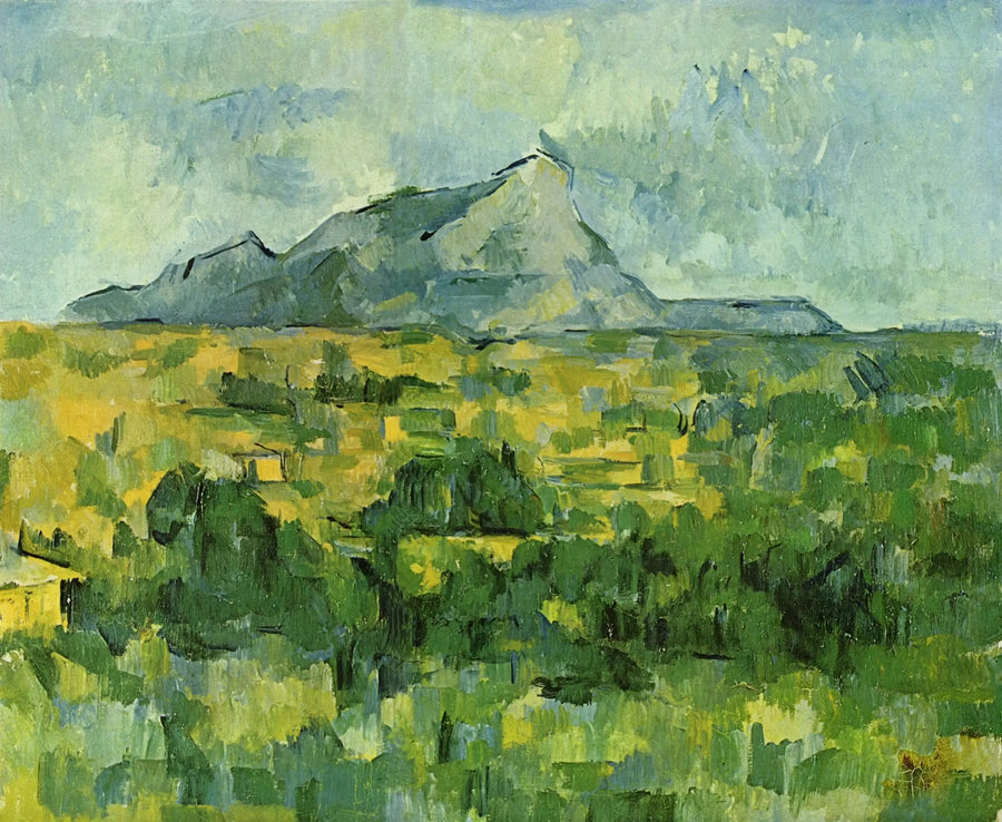 Góra Sainte-Victoire widziana z Lauves - Paul Cézanne